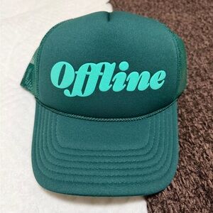 Green 'Offline' Trucker Hat